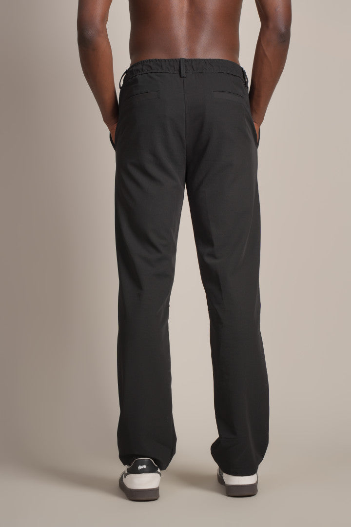 CROSSROADS | PLEATED BAGY FABRIC PANT